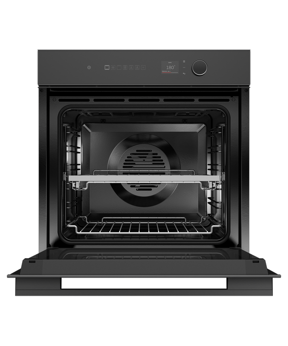 Fisher & Paykel Oven Pyrolytic 16 Function small TFT 60cm Black Minimal - OB60SM11PLB1