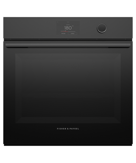 Fisher & Paykel - Oven F&P Pyro 5" TFT 60cm Black Minimal - OB60SMPTDB1