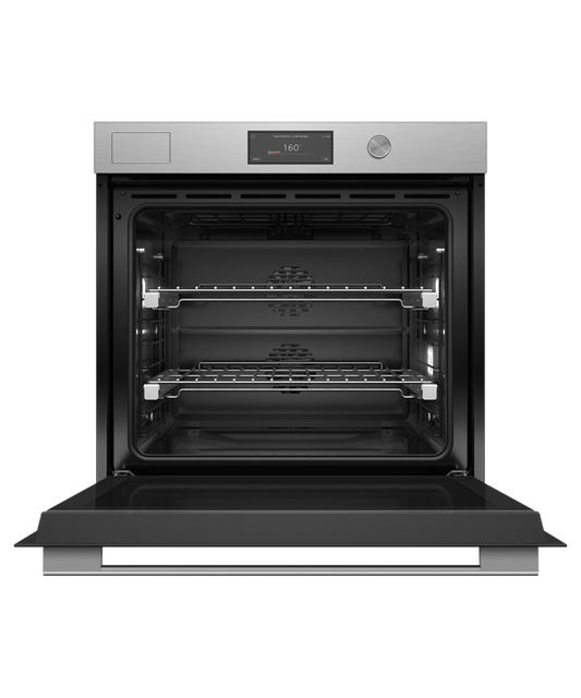 OB76SCPSUDX3 Series 11 - 76cm Contemporary Pyrolytic Steam Assist Oven - Brushed Silver Glass