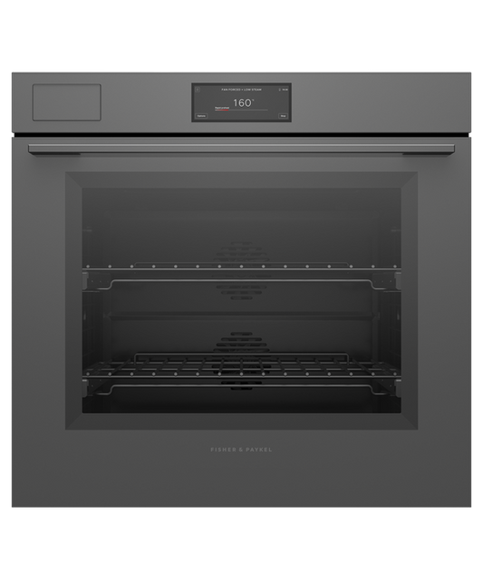 OB76SMPSUG3 Series 11 - 76cm Minimal Pyrolytic Steam Assist Oven - Grey Glass