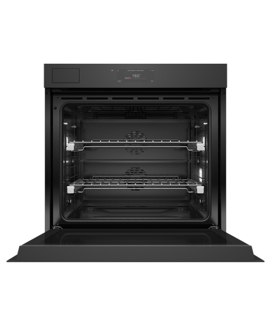 OB76SMPSUNB3 Series 11 - 76cm Minimal Handleless Pyrolytic Steam Assist Oven - Black Glass