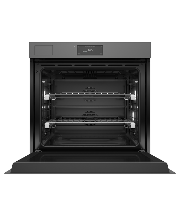 OB76SMPSUNG3 Series 11 - 76cm Minimal Handleless Pyrolytic Steam Assist Oven - Grey Glass