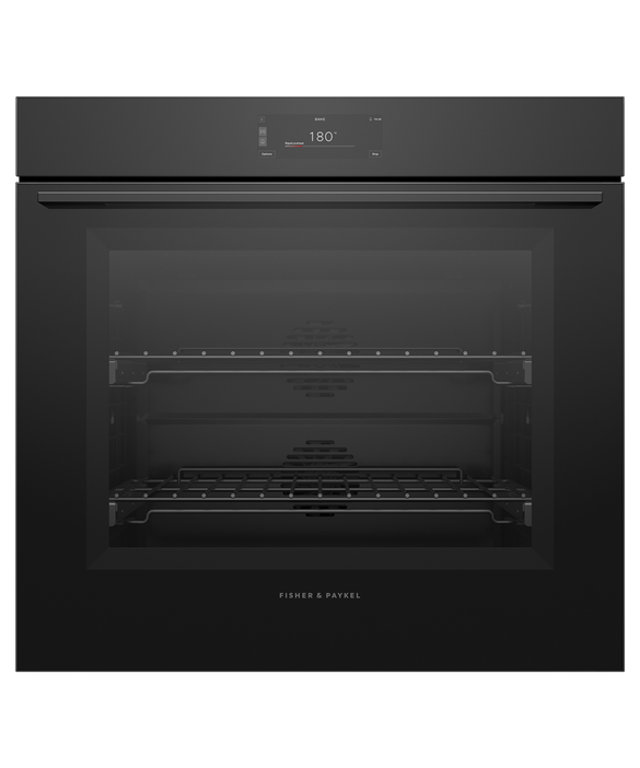 OB76SMPUB3 Series 9 - 76cm Minimal Pyrolytic Oven - Black Glass