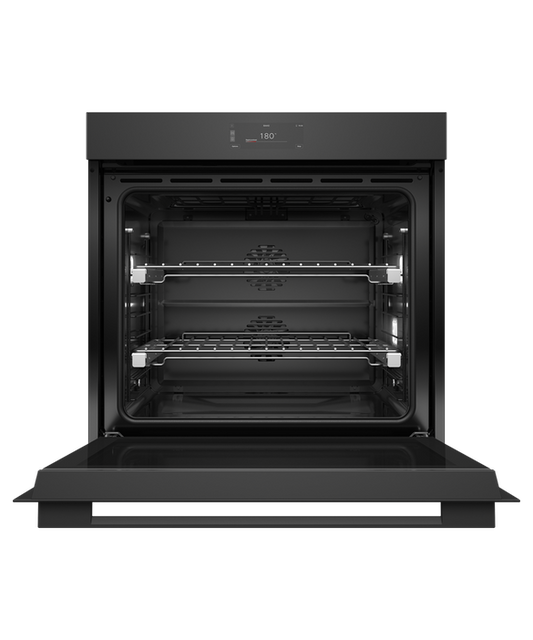 OB76SMPUB3 Series 9 - 76cm Minimal Pyrolytic Oven - Black Glass