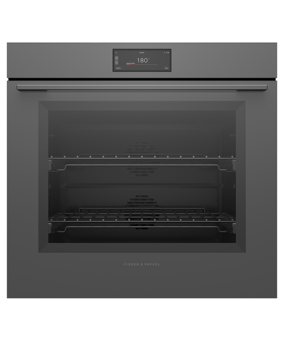 OB76SMPUG3 Series 9 - 76cm Minimal Pyrolytic Oven - Grey Glass