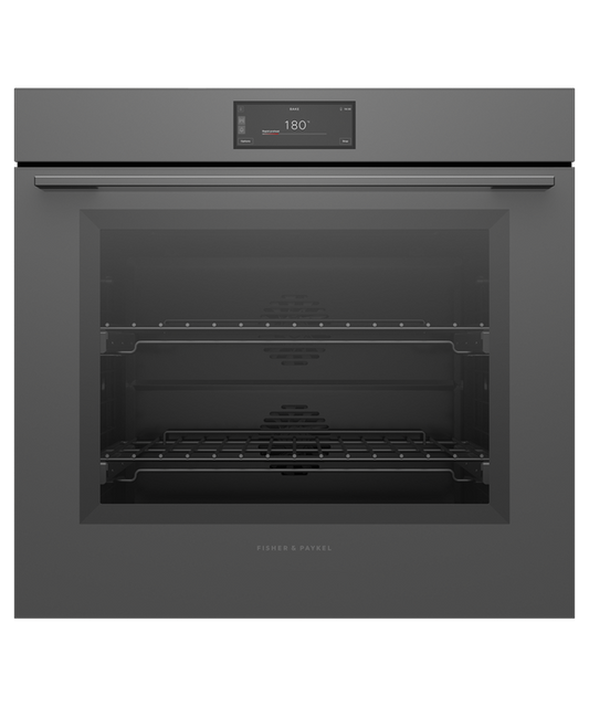 OB76SMPUG3 Series 9 - 76cm Minimal Pyrolytic Oven - Grey Glass