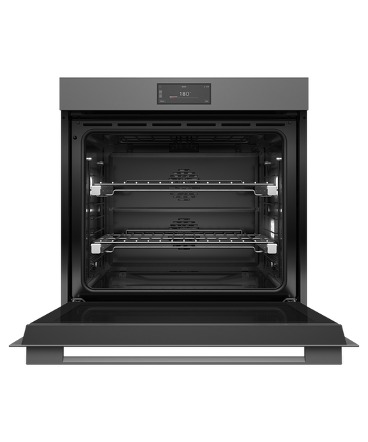 OB76SMPUG3 Series 9 - 76cm Minimal Pyrolytic Oven - Grey Glass