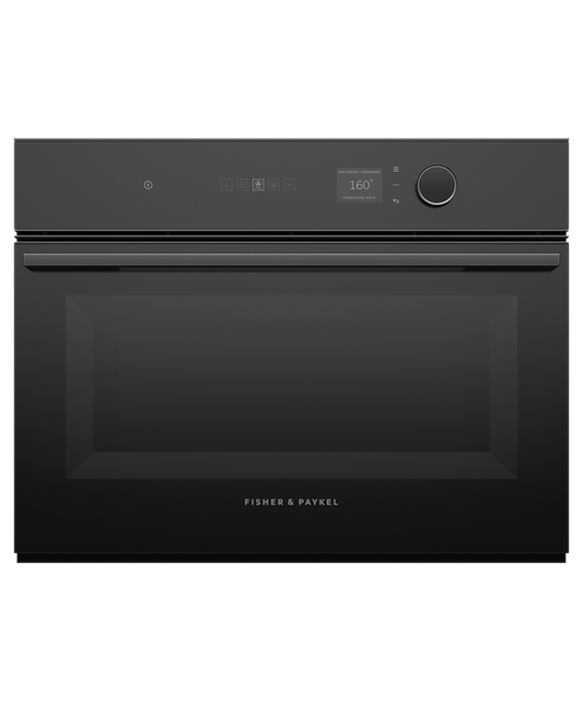 Oven F&P Compact Micro Combi Small TFT 60cm Black Minimal