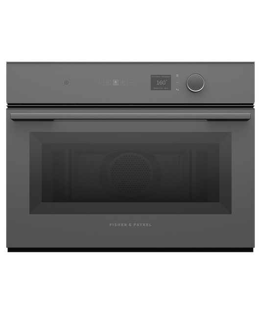 Oven F&P Compact Micro Combi Small TFT 60cm Grey Minimal