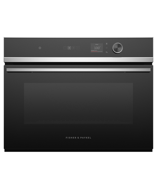 Oven F&P Compact Combi Steam Small TFT 60cm Stainless Contemporary