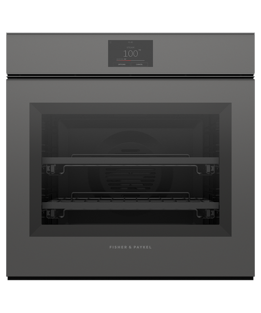 Oven F&P Steam 5" TFT 60cm Handle-less Minimal Grey