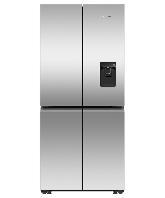 Fisher & Paykel Refrigerator Quad Door 500L I&W Stainless Steel - RF500QNUX1