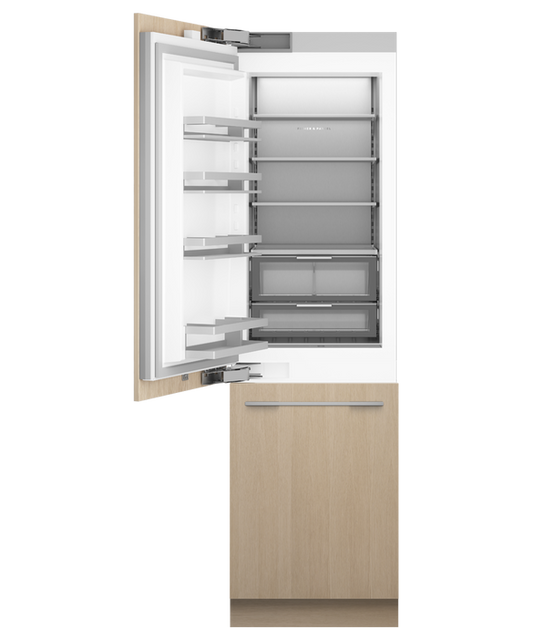 Fisher & Paykel  - RS6121WLUE1 Refrig/Fzr F&P Integrated Bottom Mount 61cm (24") Left Hand Hinged