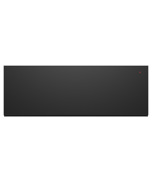 WB76SMB3 Series 9 - 76cm Minimal Warming Drawer - Black Glass