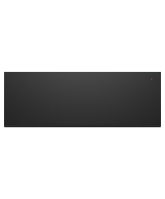 WB76SMB3 Series 9 - 76cm Minimal Warming Drawer - Black Glass