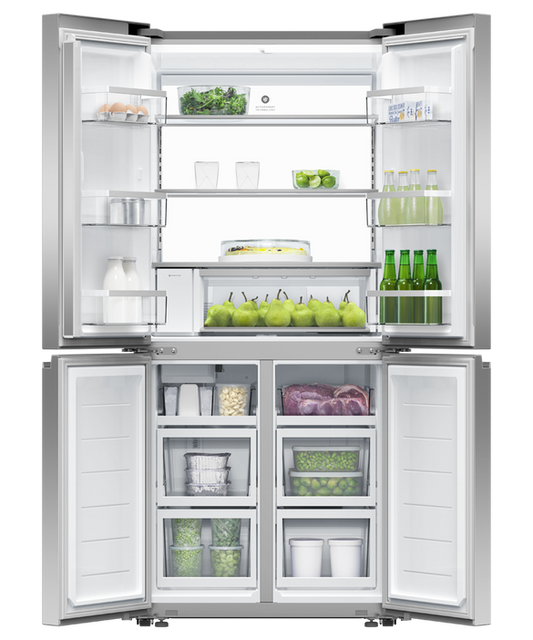 Fisher & Paykel - Refrig F&P Quad Door 500L I&W Stainless Steel - RF500QNUX1