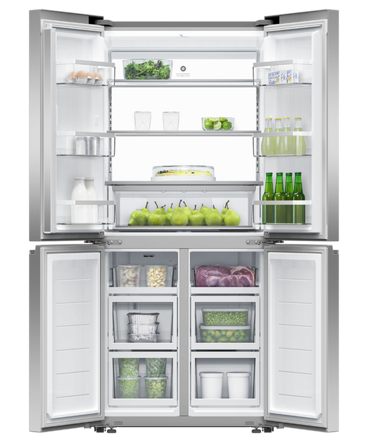 Fisher & Paykel - Refrig F&P Quad Door 500L Stainless Steel - RF500QNX1