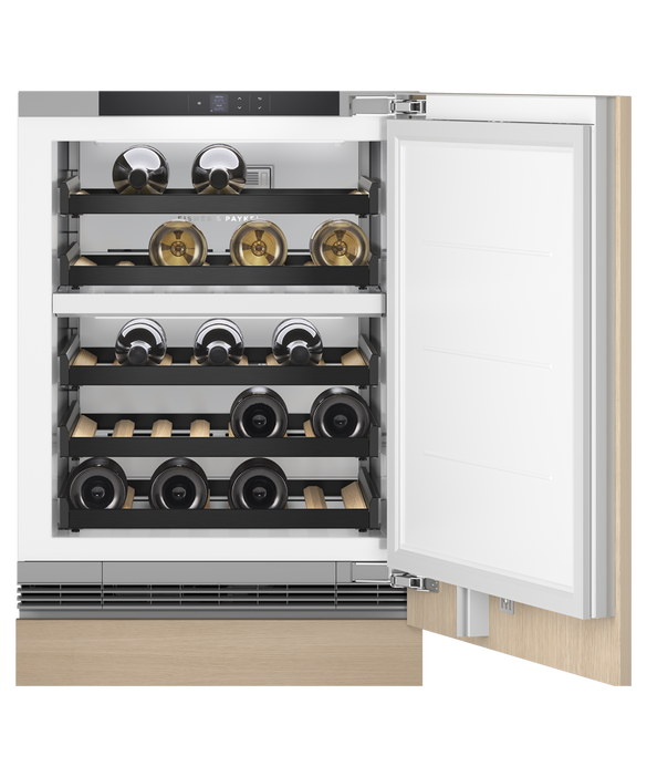 Refrig F&P Under-Counter Dual Zone Wine 60cm RS6009V2R1