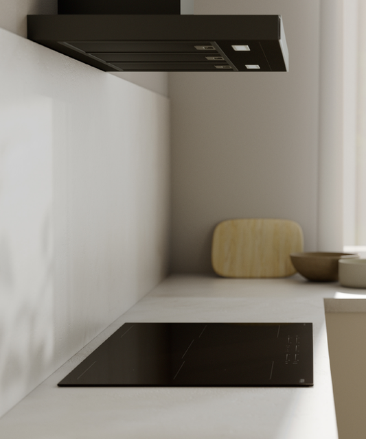 Rangehood Haier 90cm Canopy Hob to Hood Black HC90BMB2
