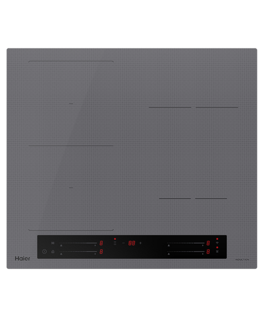 Cooktop Haier Induction 60cm Multi Slider Hob to Hood Connected 1 Flex Grey HCI604FTG4