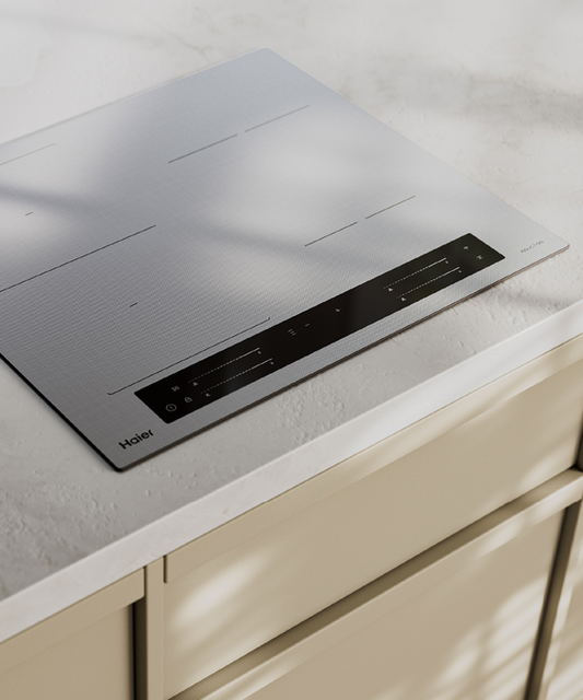 Cooktop Haier Induction 60cm Multi Slider Hob to Hood Connected 1 Flex Grey HCI604FTG4