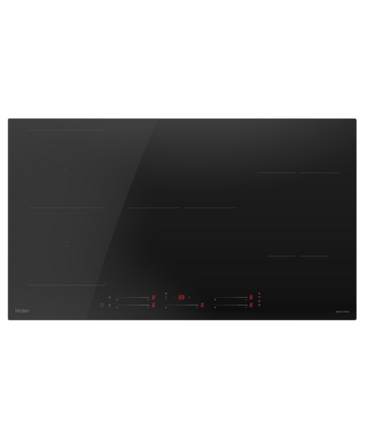 HCI905MFTB4 Haier 90cm 500 Series Induction Cooktop 5 Zone, Flexi Zone HCI905MFTB4