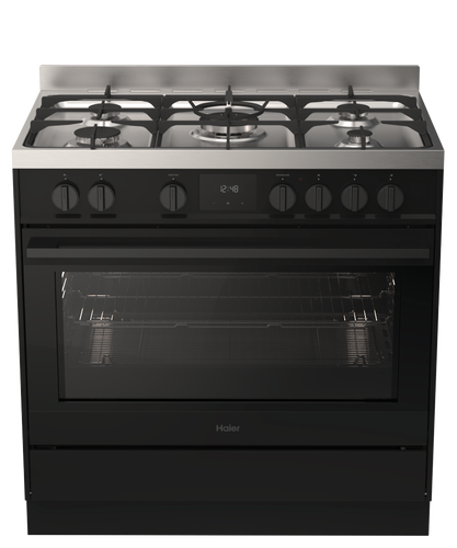 HOR90S11MBX2 500 Series - 90cm Freestanding Cooker Gas - Black