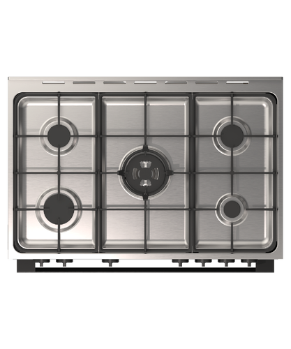 HOR90S11MBX2 500 Series - 90cm Freestanding Cooker Gas - Black