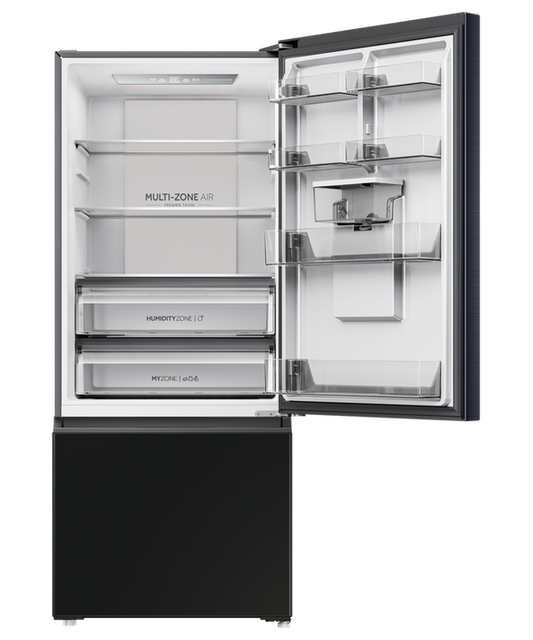 Haier - Refrig Haier Bottom Mount 420L Water Black - HRF420BHC