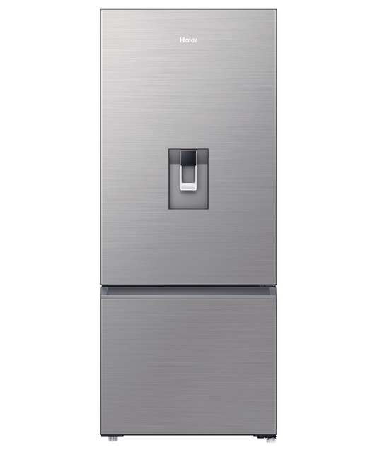 Haier - Refrig Haier Bottom Mount 420L Water Satina - HRF420BHS