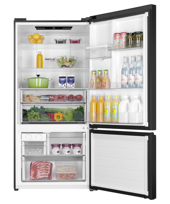 HRF510BHC 500 Series - Haier 517L Refrigerator Bottom Freezer - Black