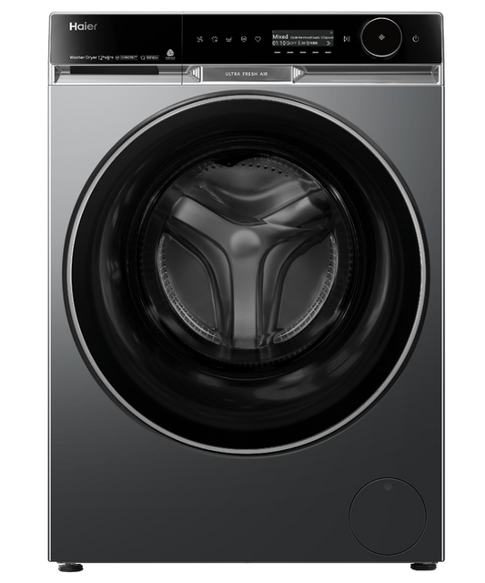 HWD1280PXB1 600 Series - 12kg + 8kg Combi Front Load Washer Dryer - Black