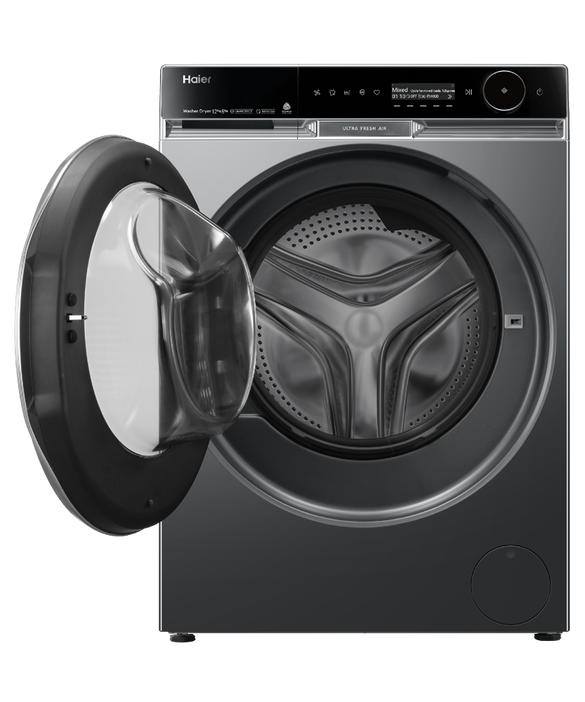 HWD1280PXB1 600 Series - 12kg + 8kg Combi Front Load Washer Dryer - Black