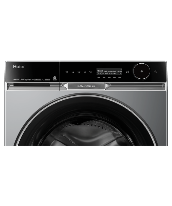 HWD1280PXB1 600 Series - 12kg + 8kg Combi Front Load Washer Dryer - Black