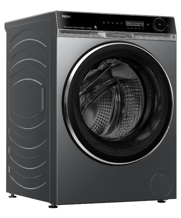 HWD1280PXB1 600 Series - 12kg + 8kg Combi Front Load Washer Dryer - Black