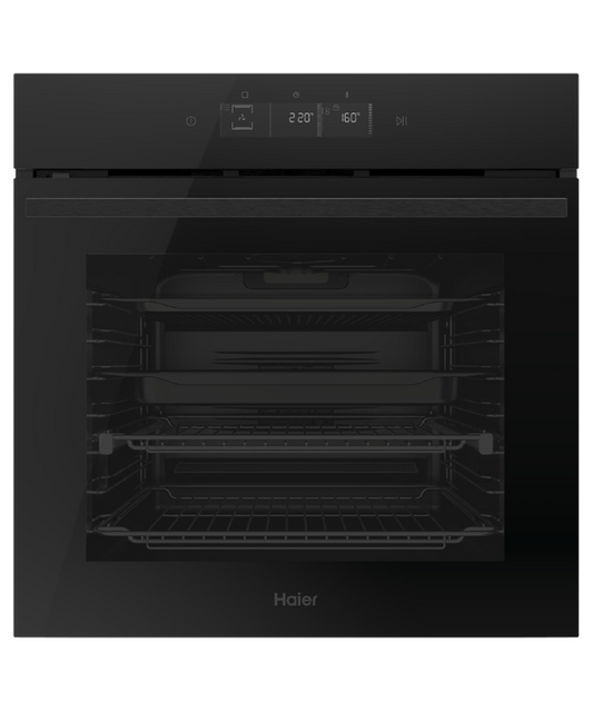 HWO60S16TPB5 Haier 60cm 600 Series Built in Oven 14 Function, Self Cleaning, Air Fry, Steam Assist HWO60S16TPB5