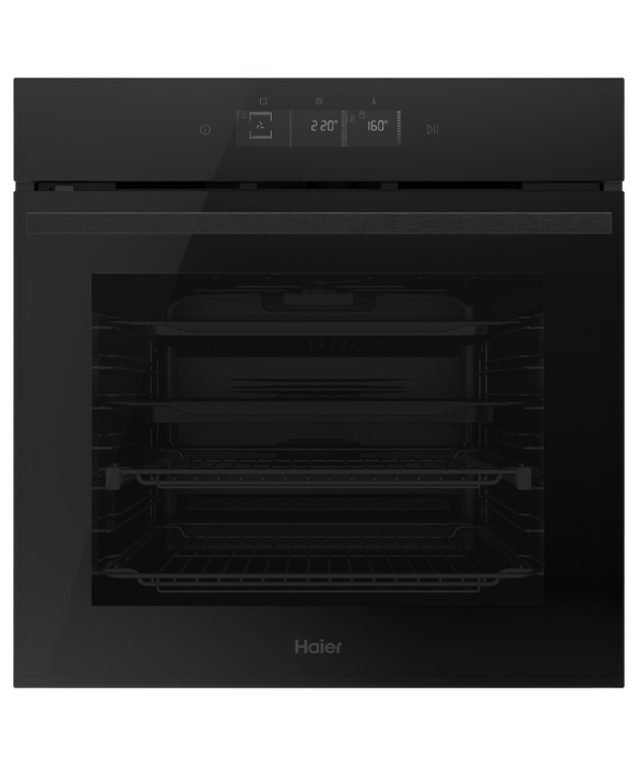 HWO60S14TPB6 600 Series - 60cm Built in Oven 14 Function Self Cleaning Air Fry Steam Assist - Black