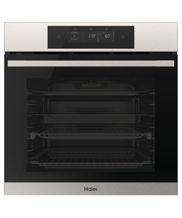 HWO60S16TPX5 Haier 60cm 600 Series Built in Oven 14 Function, Self Cleaning, Air Fry, Steam Assist HWO60S16TPX5
