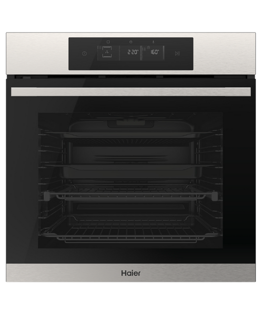 HWO60S16TPX5 Haier 60cm 600 Series Built in Oven 14 Function, Self Cleaning, Air Fry, Steam Assist HWO60S16TPX5
