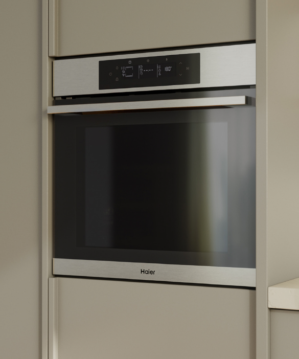 HWO60S16TPX5 Haier 60cm 600 Series Built in Oven 14 Function, Self Cleaning, Air Fry, Steam Assist HWO60S16TPX5