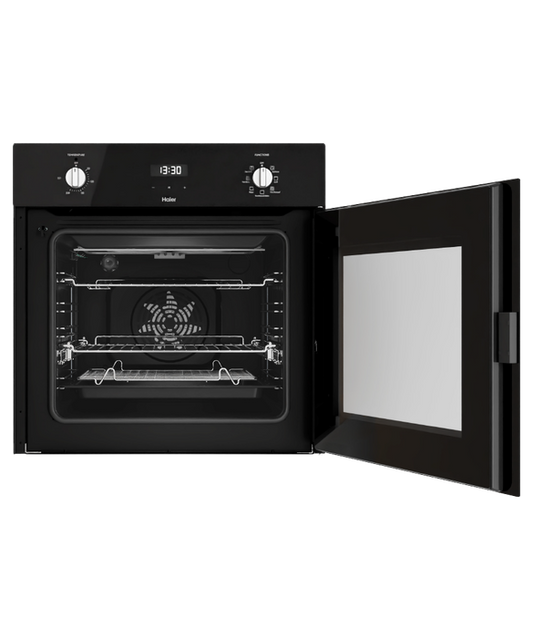 HWOS60S7EB1 300 Series - 60cm Built in Oven 7 Function Side Opening Door - Black