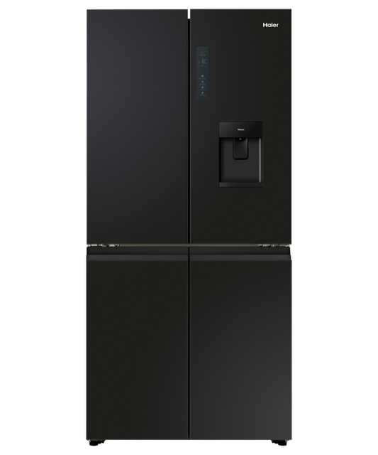 Haier Quad Door Black Ice & Water Refrigerator/Freezer - HRF580YPC