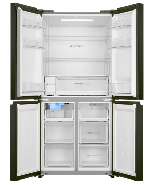 Haier Quad Door Black Ice & Water Refrigerator/Freezer - HRF580YPC