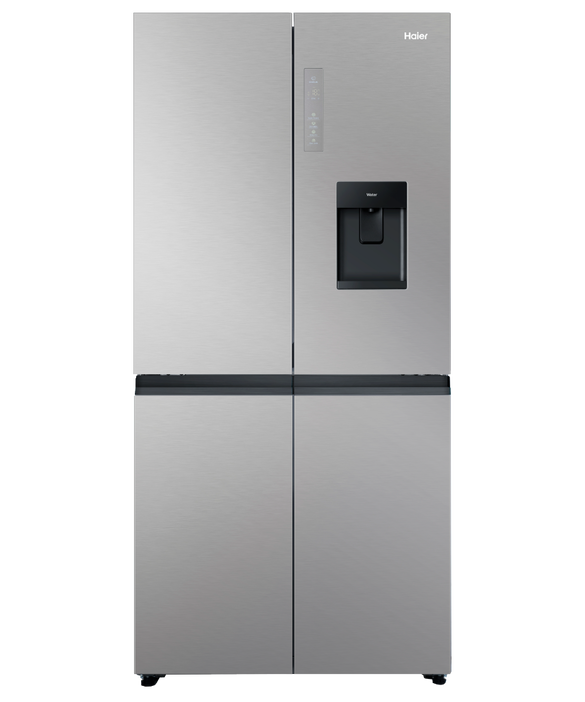 Haier Quad Door Satina Ice & Water Refrigerator/Freezer - HRF580YPS