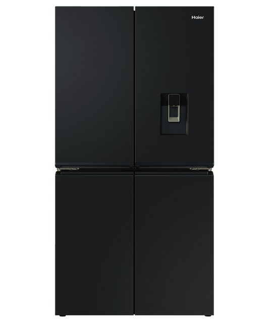 Refrig Haier Quad Door Black Ice & Water