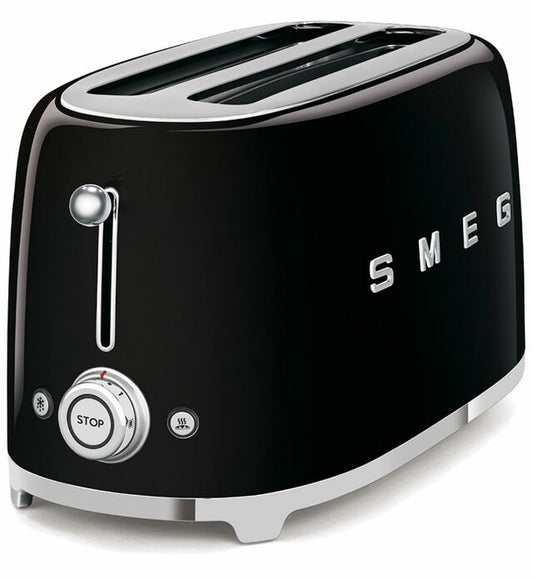 Smeg 4 Slice Toaster (Black) - TSF02BLAU