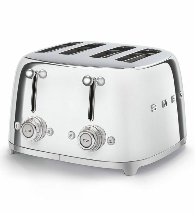 Smeg 4 Slice Toaster (Stainless Steel) - TSF03SSAU