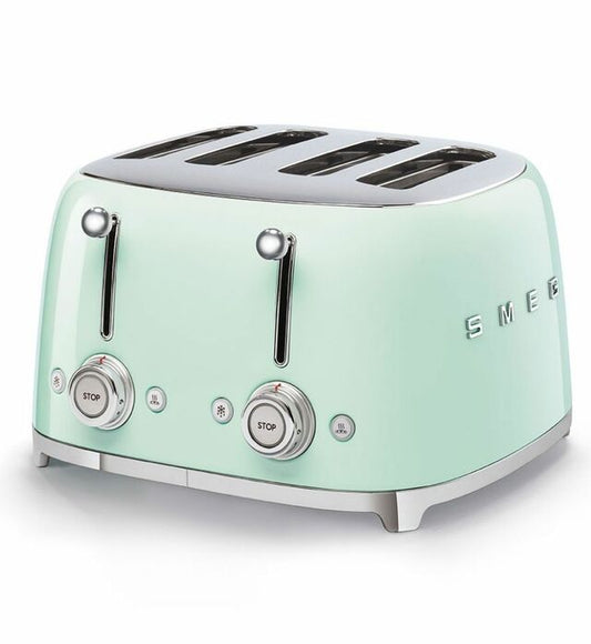 Smeg 4 Slice Toaster (Pastel Green) - TSF03PGAU
