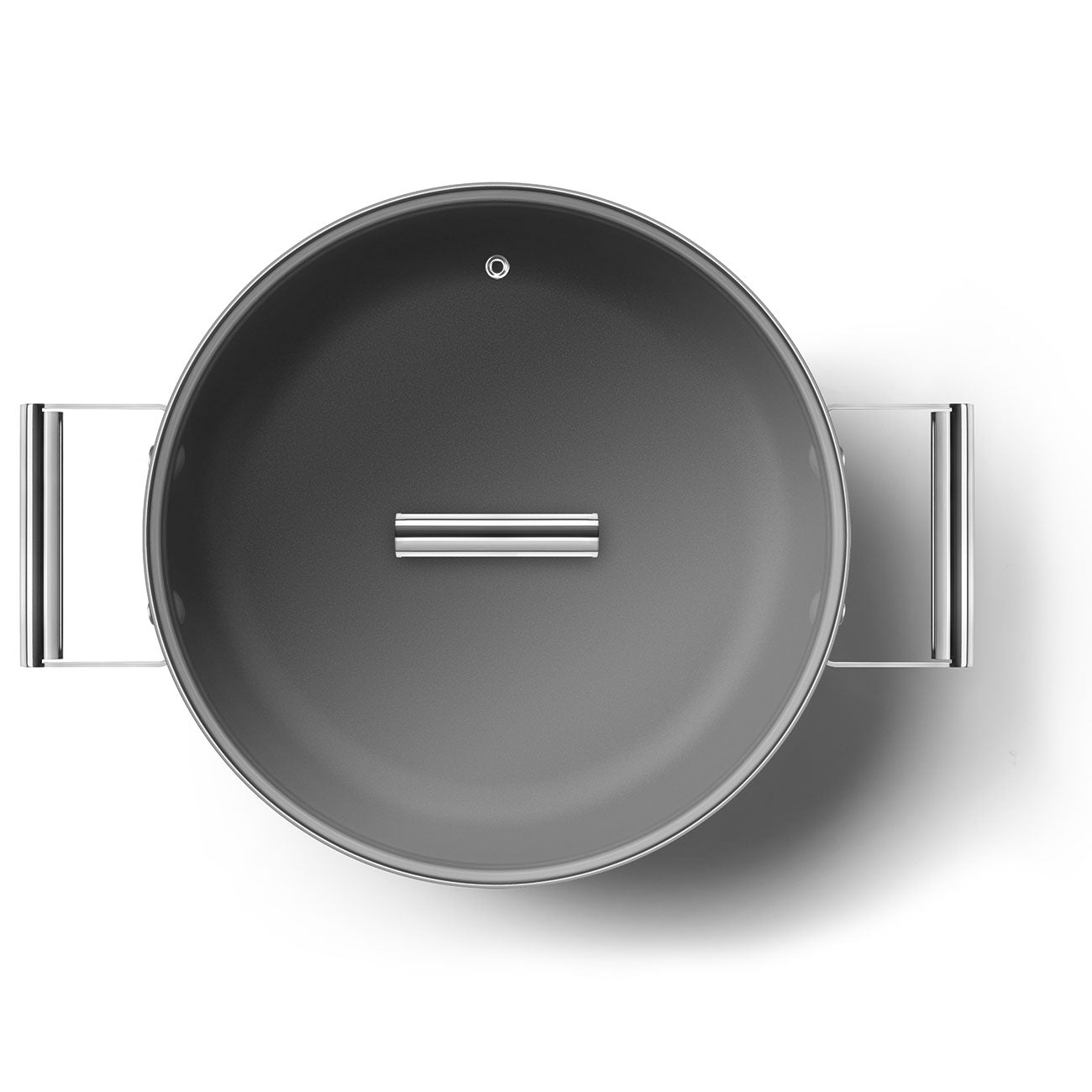 Smeg 28Cm Cookware Deeppan 50'S Style Black - CKFD2811BLM
