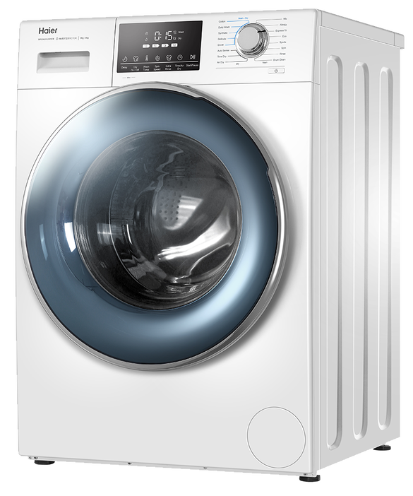 Haier - Washer Dryer Haier Washer 8.0kg Front Load 4.0kg Dryer - HWD8040BW1